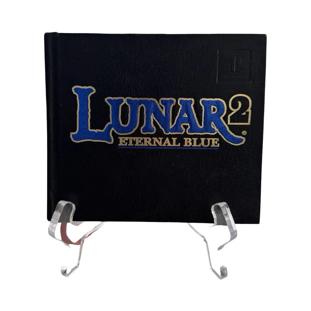 Lunar‎ 2 Eternal Blue Complete PS1 Manual Hardcover Working Designs Book only